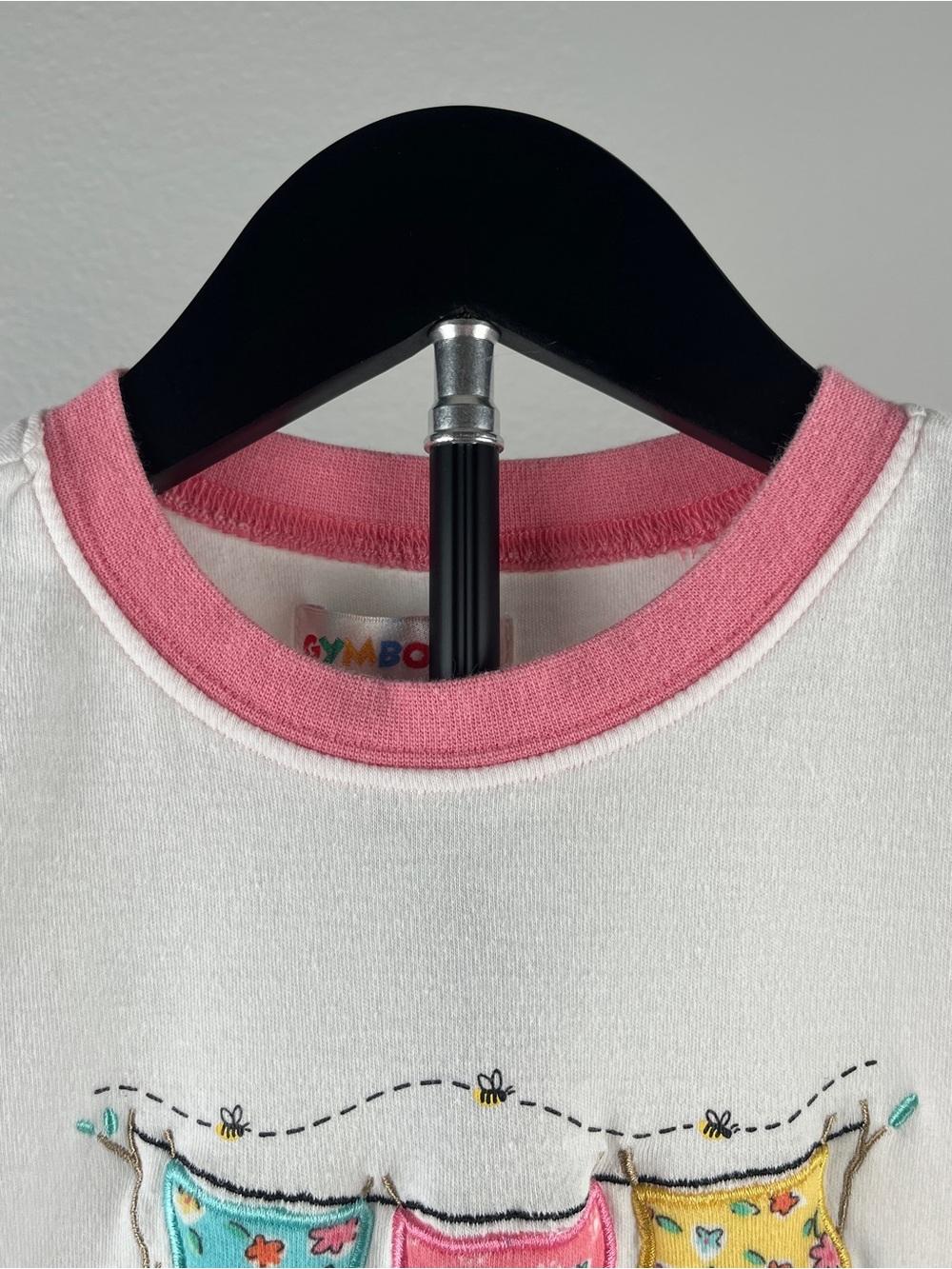 Gymboree Vintage 1998 Spring Is In The Air Embroidered Ringer Shirt 5 6 XL - Picture 8 of 14